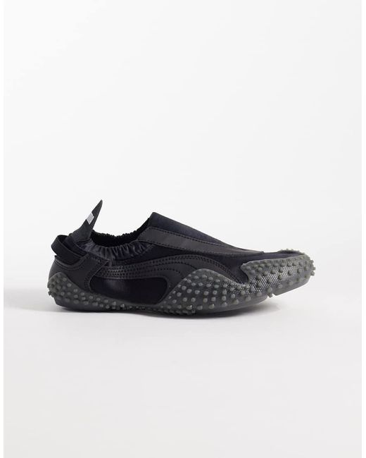 PUMA Black Mostro Move Satin Trainers