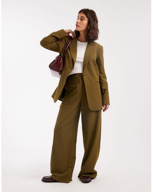 ASOS Green Relaxed Blazer
