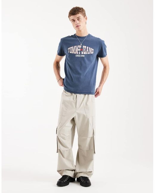 Tommy Hilfiger Blue Waving Flag T-shirt for men