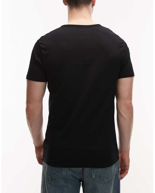 Paul Smith Black 5 Pack Regular Fit T-shirt for men