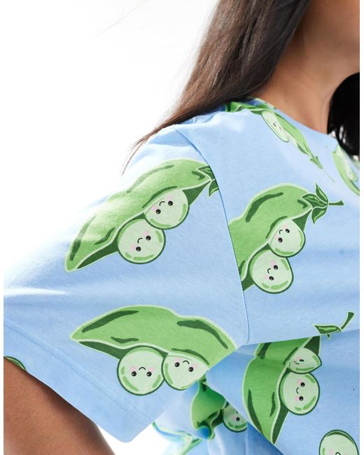 ASOS Blue Asos Design Curve Peas