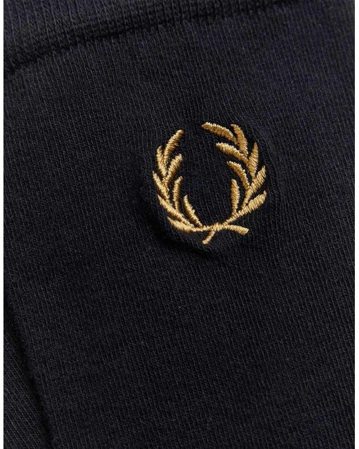 Fred Perry Black Amy Lettuce Edge Socks