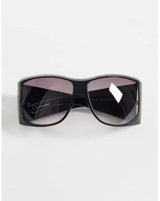 ASOS Gray Oversized Sunglasses for men