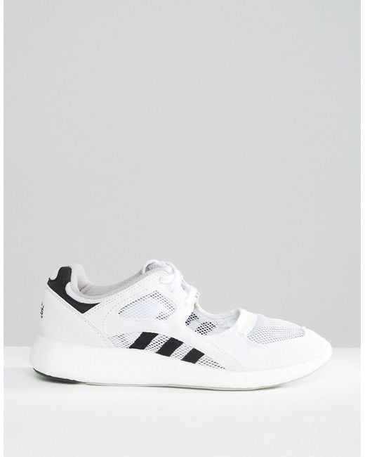 adidas Originals Originals White Lace Up Open Sneakers | Lyst