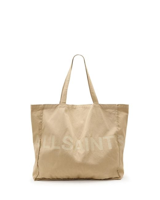 AllSaints Natural biggy Large Tote Bag