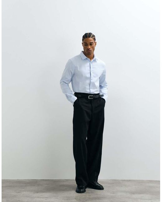 ASOS White Regular Fit Smart Shirt for men