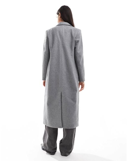 Vila White Longline Formal Coat