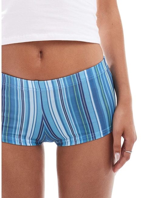Daisy Street White Micro Mini Shorts