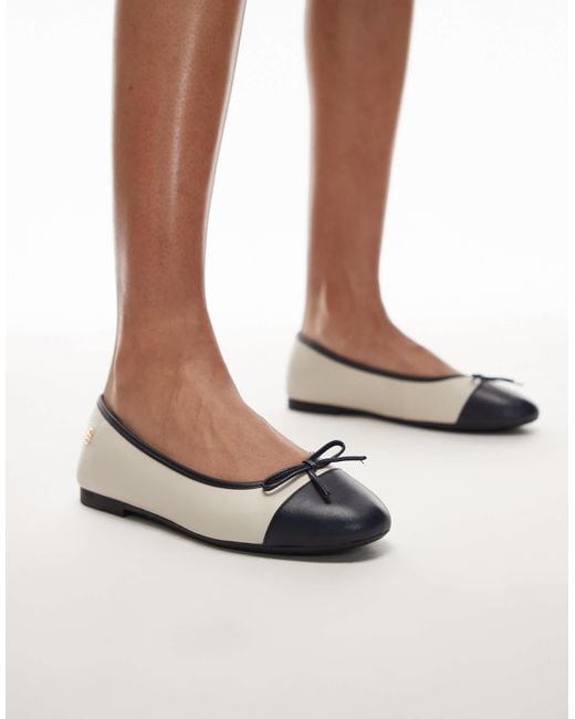 Tommy Hilfiger White Ballerina Pumps