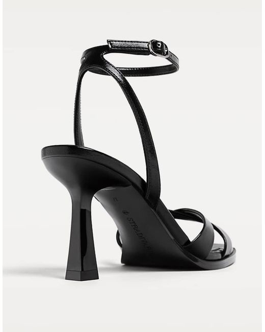 Stradivarius Black Heeled Sandals