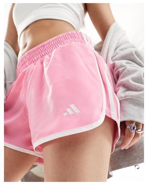 Adidas Originals Pink Adidas Running M20 Shorts