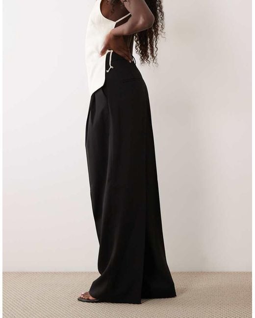 Mango Natural Pleat Front Tailored Trouser