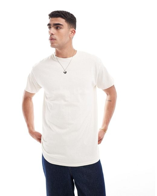 ASOS White Relaxed Fit T-shirt for men