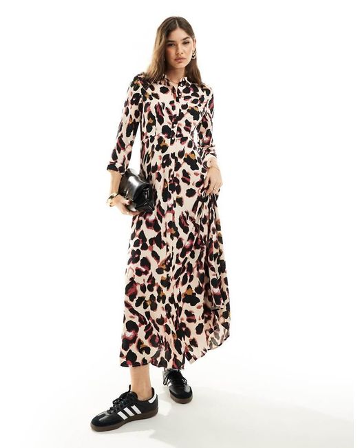 Y.A.S White Maxi Shirt Dress