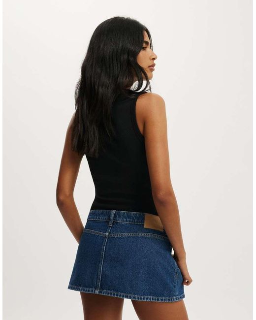 Cotton On Blue Original Denim Skort
