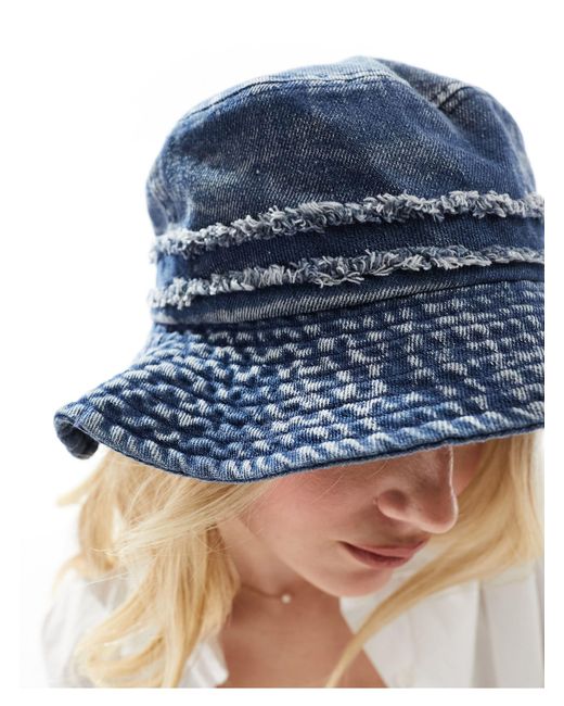 South Beach Blue Denim Bucket Hat