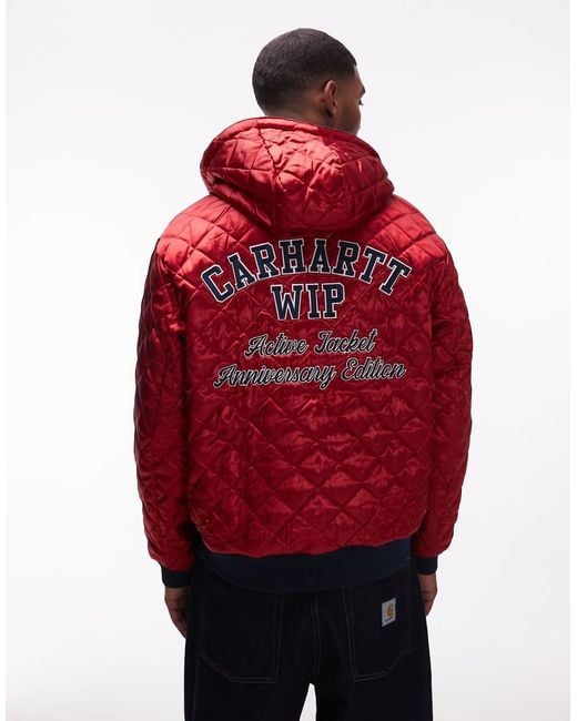 Carhartt Red Og Active 50th Anniversary Edition Reversible Jacket for men