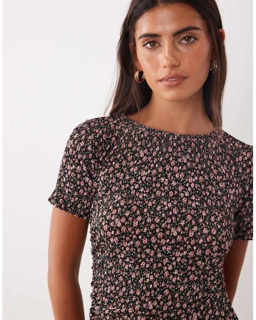 Mango Brown Midi Dress