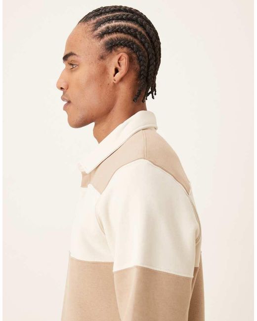 Mango Natural Cotton Mix Rugby Sweatshirt for men