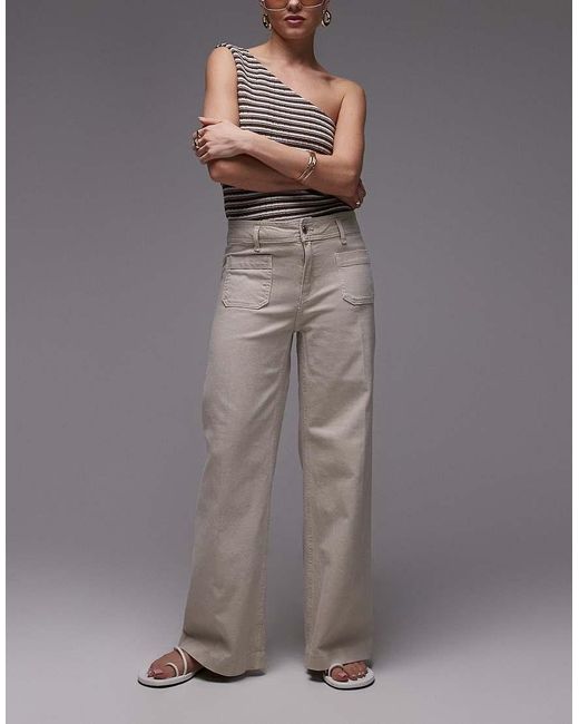 Mango Gray Jessie Front Pocket Straight Leg Jeans