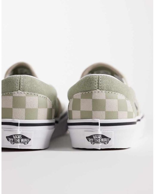 Vans Green Slip-on Trainers