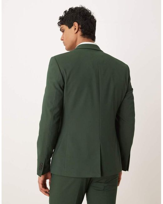 ASOS Green Skinny Suit Jacket for men