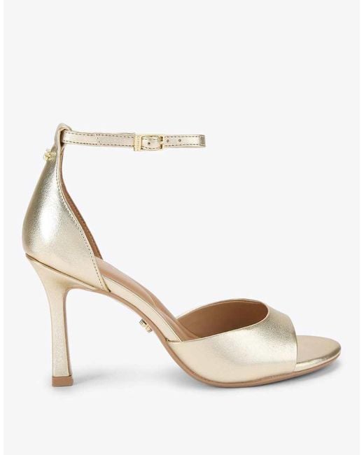 Carvela Kurt Geiger White Corletta Sandal Heeled Sandals
