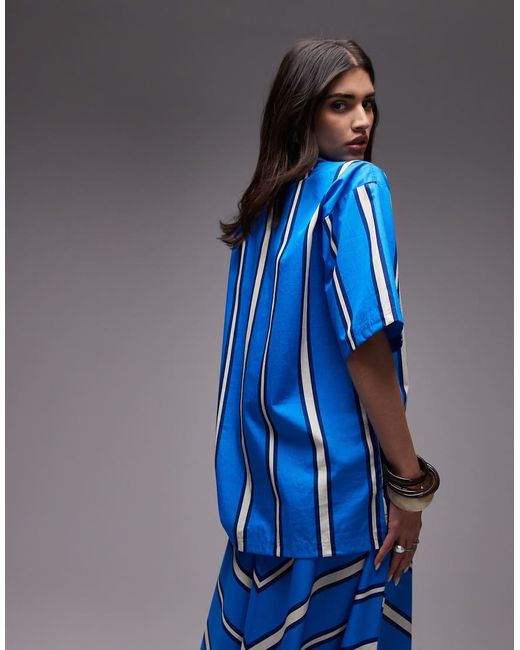 Camicia Stile Resort di TOPSHOP in Blue