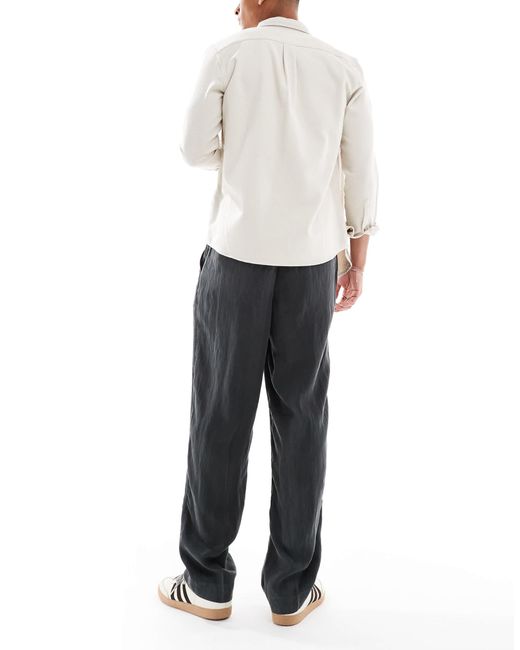 Jack & Jones White Lightweight Drawstring Trouser for men