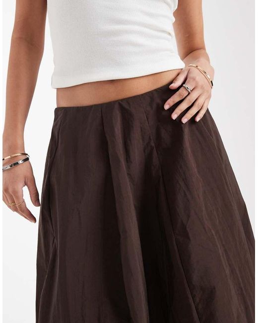ASOS White Techy Volume Circle Skirt