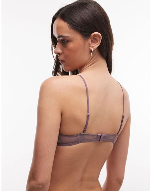 Weekday Natural Soft Lace Triangle Bra
