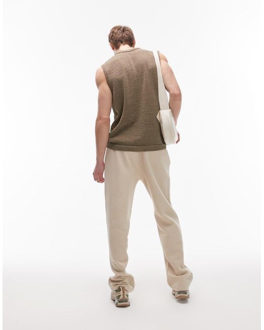 Topman Natural Straight Leg jogger for men