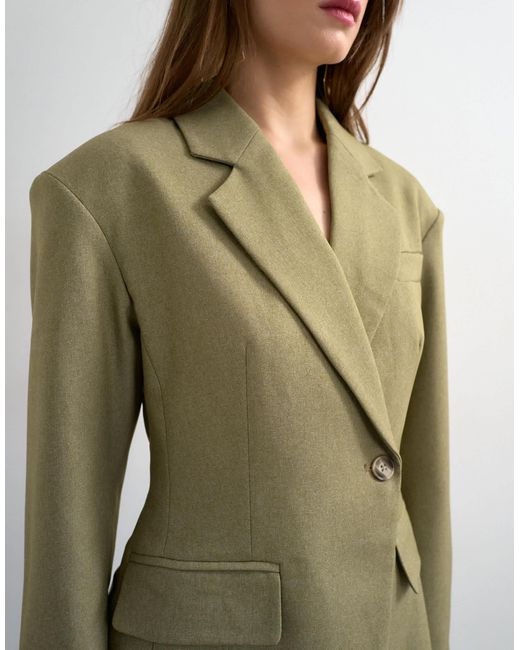 TOPSHOP Green – taillierter blazer