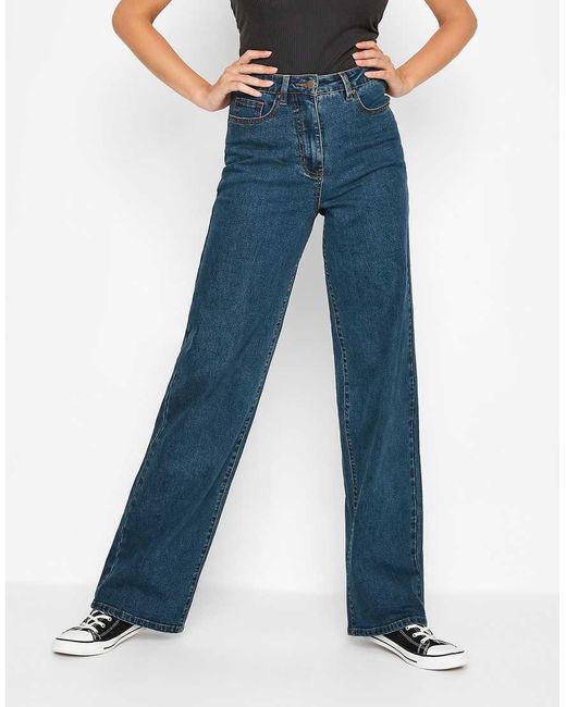 Long Tall Sally Blue Wide Leg Jeans