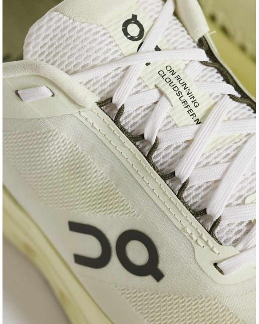 On Shoes White Cloudsurfer Next Running Trainers for men