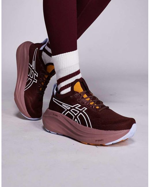 Asics Purple Gel-nimbus 27 Tr Running Trainers
