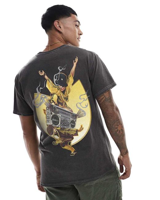 PRNT Black X Wu-Tang Clan Toronto Relaxed Fit T-Shirt