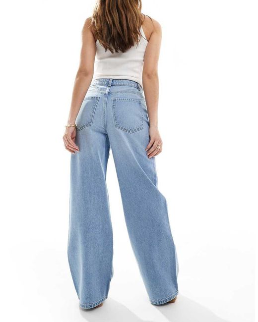 New Look Blue Adalae Wide Leg Jean