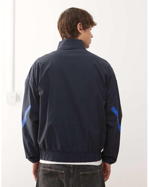 Adidas Originals Blue Adidas Football Arsenal Z.n.e Anthem Jacket for men