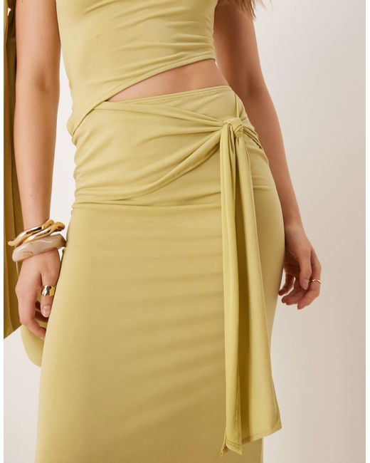 ASOS Natural – modal-midikleid