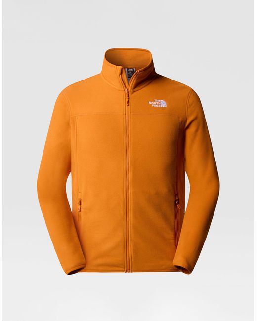 The North Face – m 100 glacier – fleece-pullover in Orange für Herren
