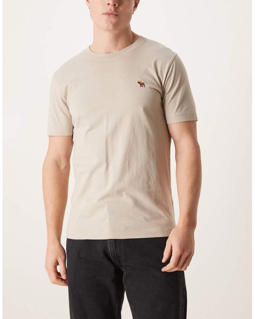 Abercrombie & Fitch Brown Icon Logo 5 Pack T-Shirts for men