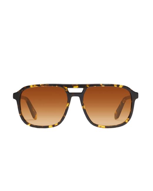 Quay Blue Quay On The Fly Aviator Sunglasses