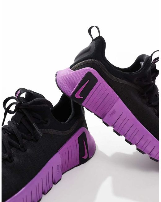 Zapatillas De Deporte Negras Y Rosas Free Metcon 6 De Nike de color Black