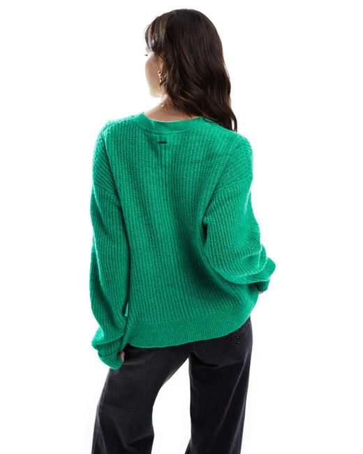 Pull ras Superdry en coloris Green