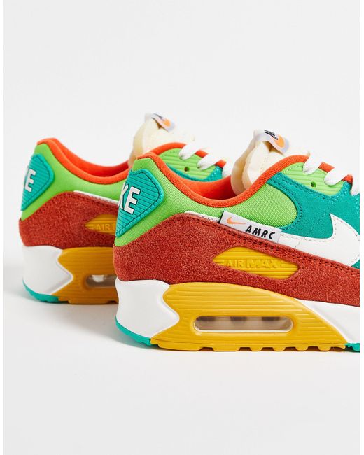 Nike Rubber Air Max 90 Se Sneakers in Green for Men | Lyst Canada