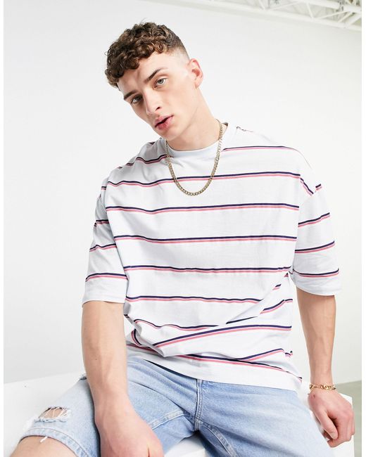 asos mens striped t shirt