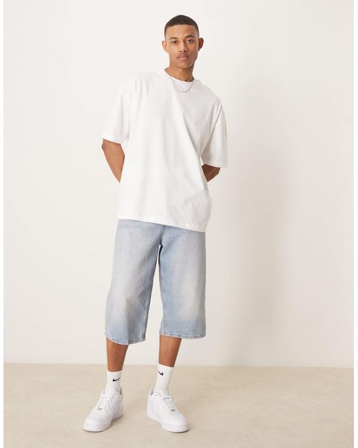 ASOS White Oversized T-shirt With Palm Tree Graphic for men