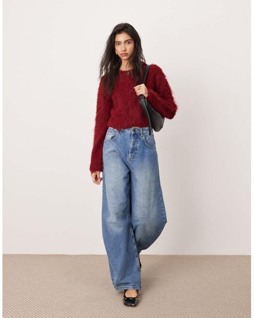 ASOS Red – flauschige strickjacke