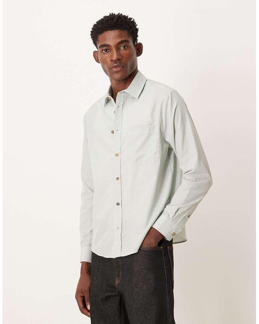 ASOS Gray Regular Fit Shirt for men